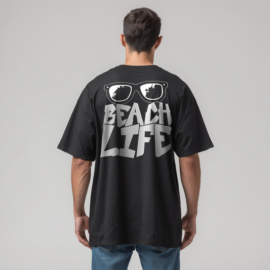 Oversized Tee - Beach Life