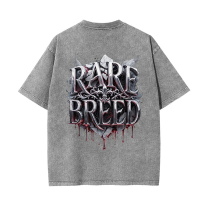 Rare Breed Graphic Tee | Chrome Metal Streetwear T Shirt