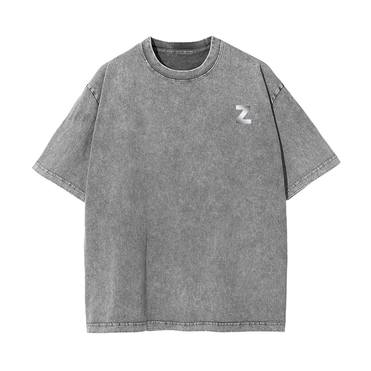 Unisex Heavyweight Washed T-shirt Printed in USA|250GSM Cotton DTG  Double-sided