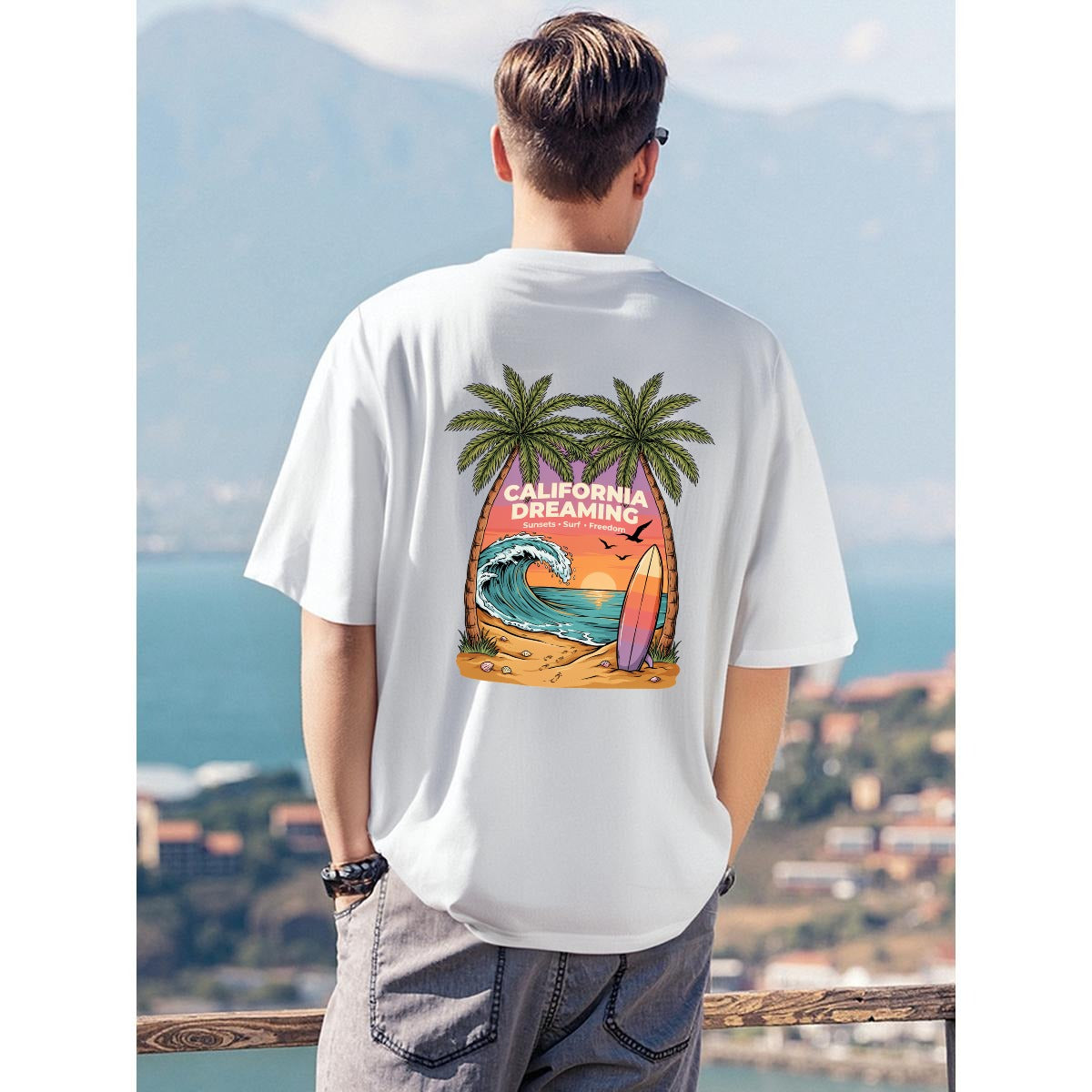 California Dreaming T Shirt | Retro Surf Graphic Tee