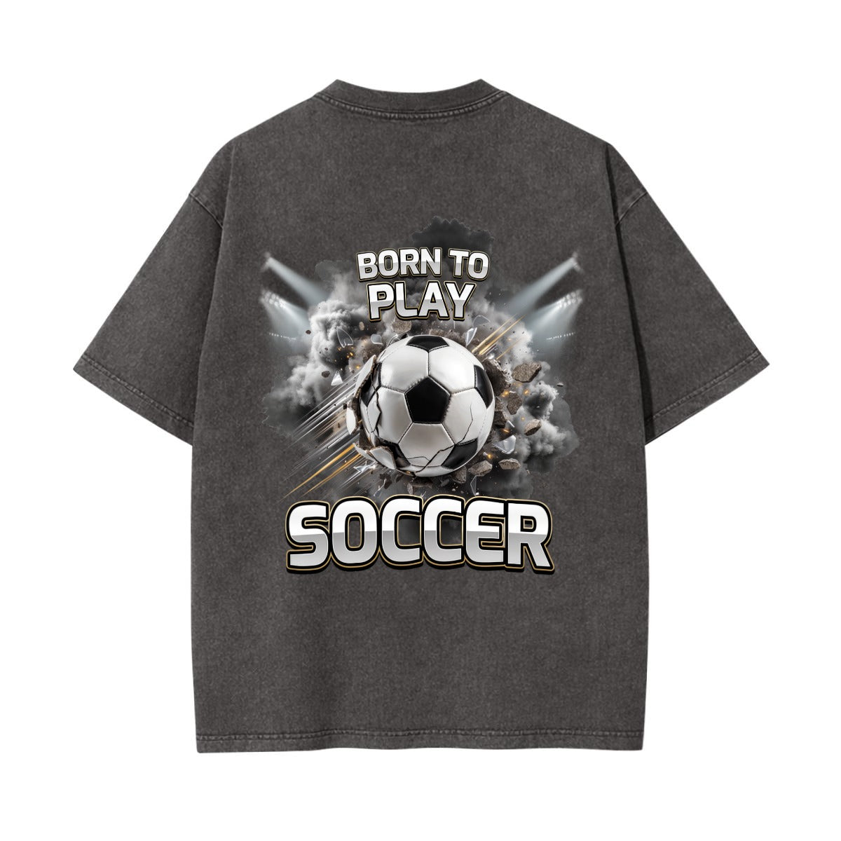 Born To Play Soccer Graphic T Shirt | Vintage football Apparel