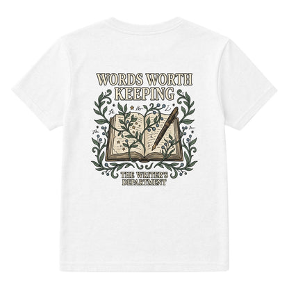Words Worth Keeping Writer's Department Heavy-Duty T-Shirt