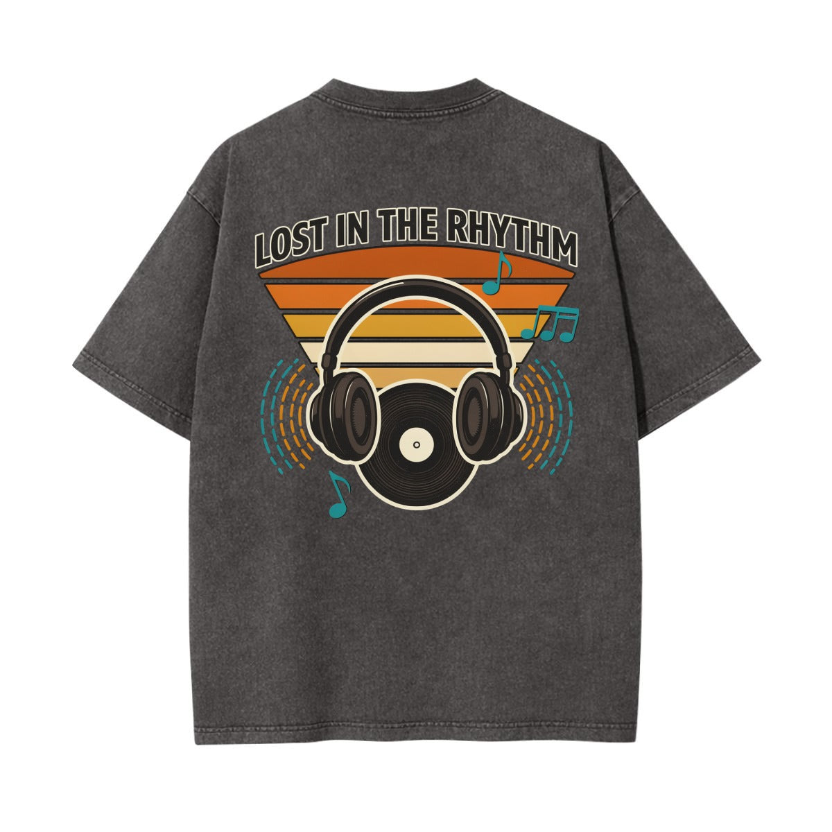 Lost In The Rhythm T Shirt | Retro Music Graphic Tee