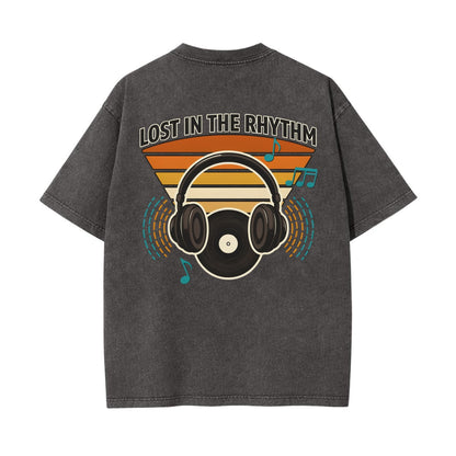Lost In The Rhythm T Shirt | Retro Music Graphic Tee