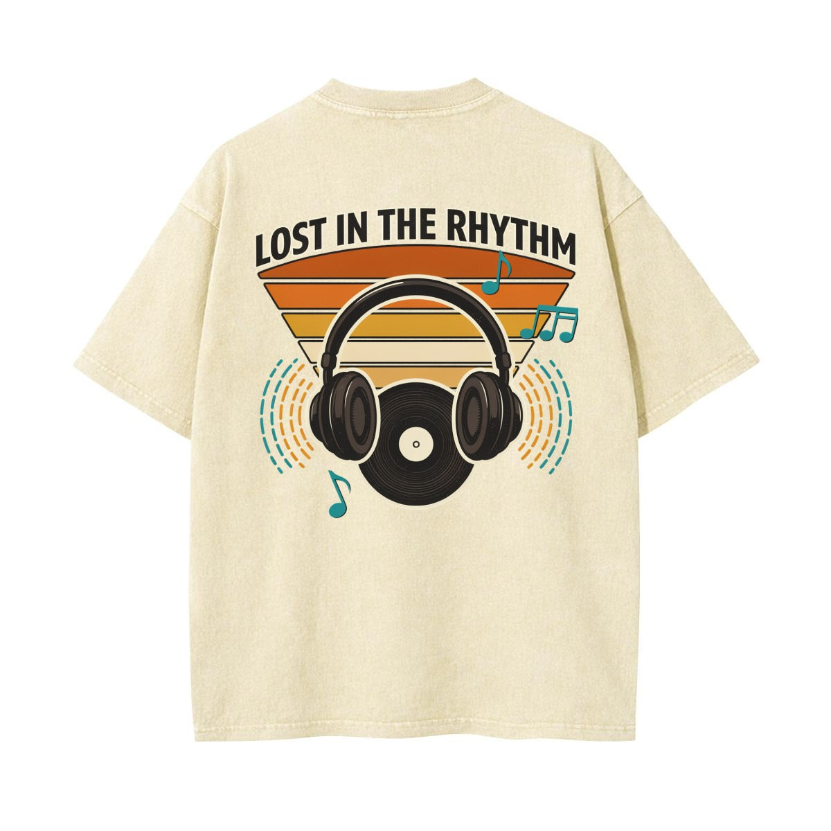 Lost In The Rhythm T Shirt | Retro Music Graphic Tee