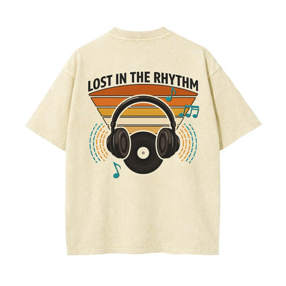 Lost In The Rhythm T Shirt | Retro Music Graphic Tee