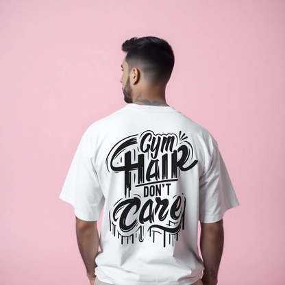 Oversized Tee - Gym Hair Don't Care