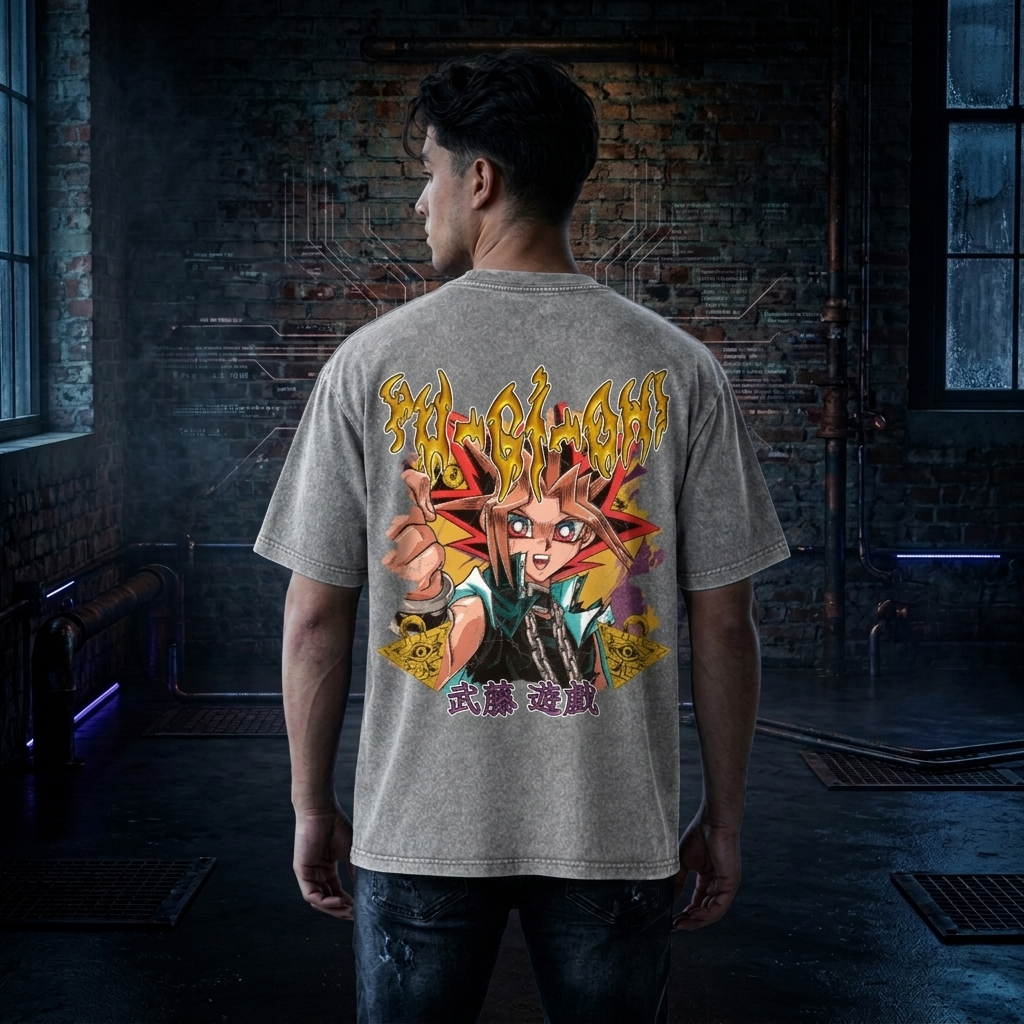 System Sync Cyber Ninja T Shirt | Vintage Anime Streetwear