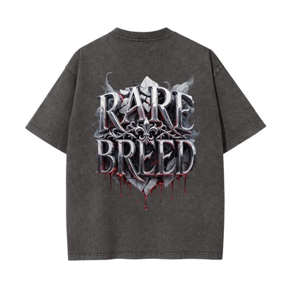 Rare Breed Graphic Tee | Chrome Metal Streetwear T Shirt