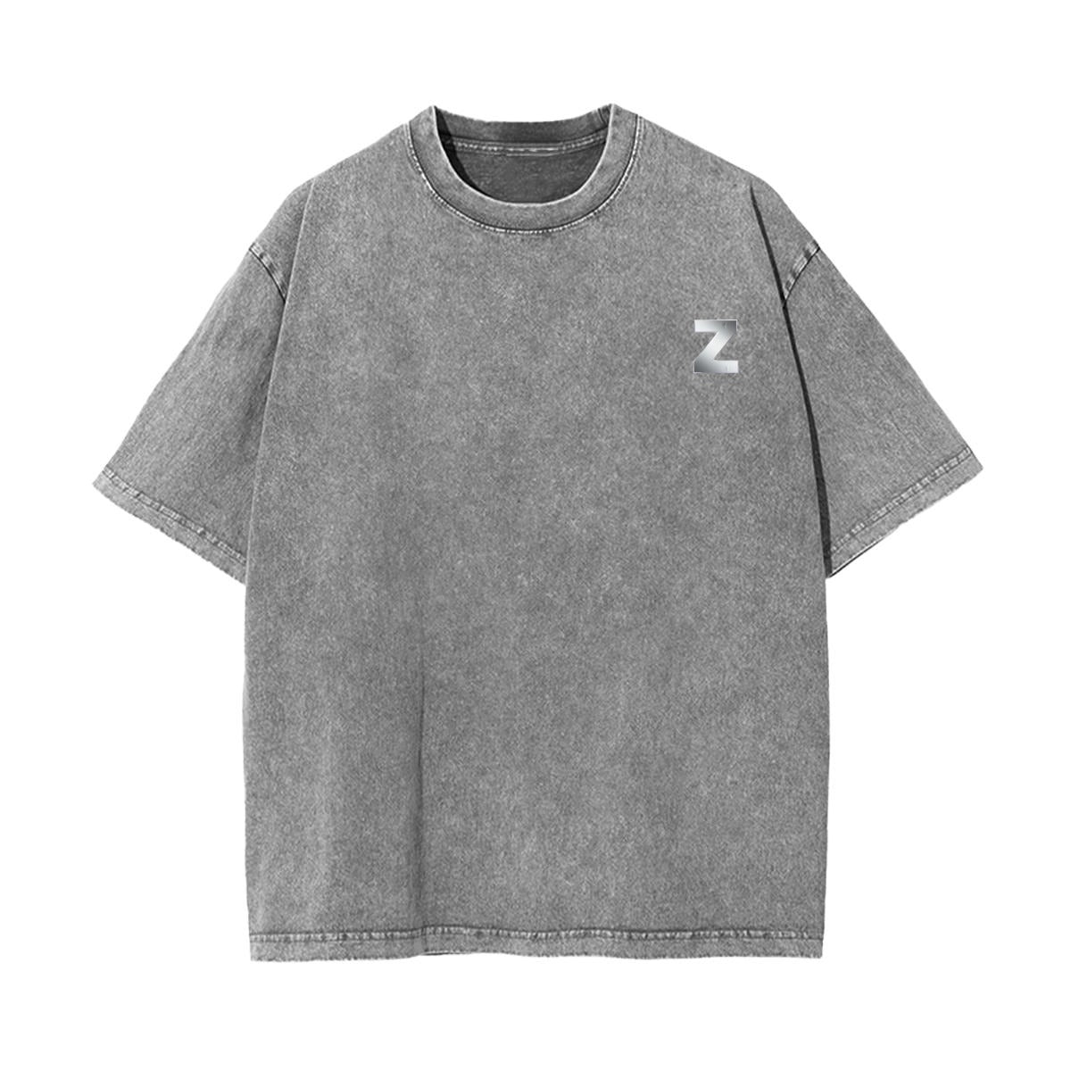 Unisex Heavyweight Washed T-shirt Printed in USA|250GSM Cotton DTG  Double-sided