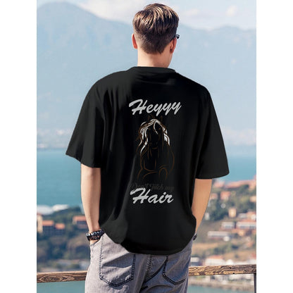 Men's T-Shirt Printed in USA|180GSM Front & Back DTF