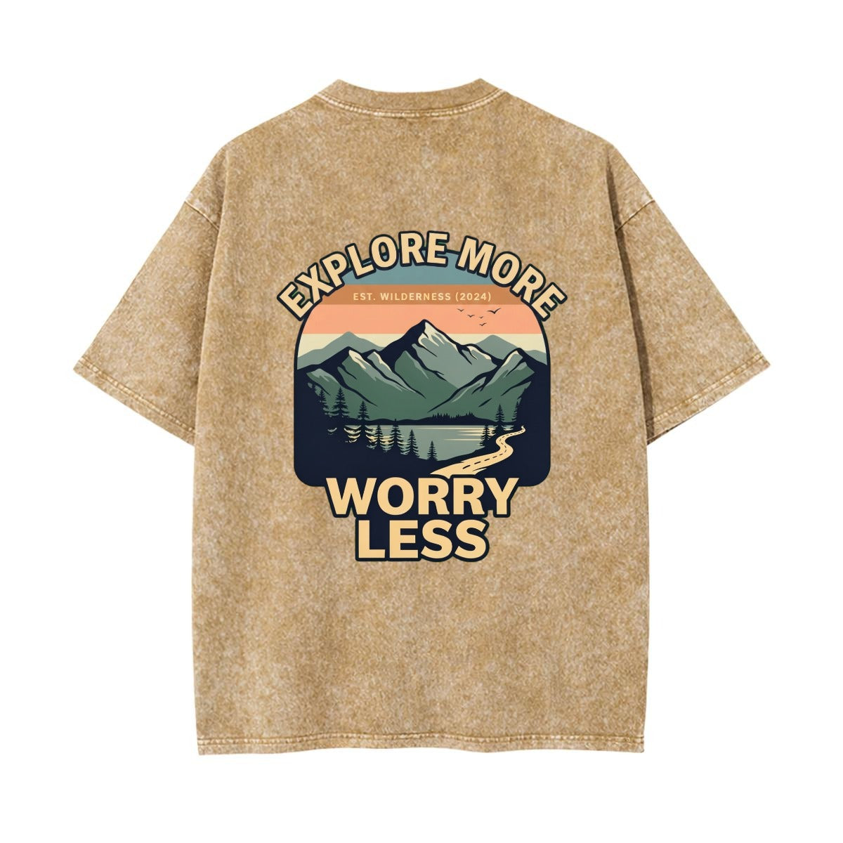 Explore More Mountain Graphic T Shirt | Vintage Adventure Tee