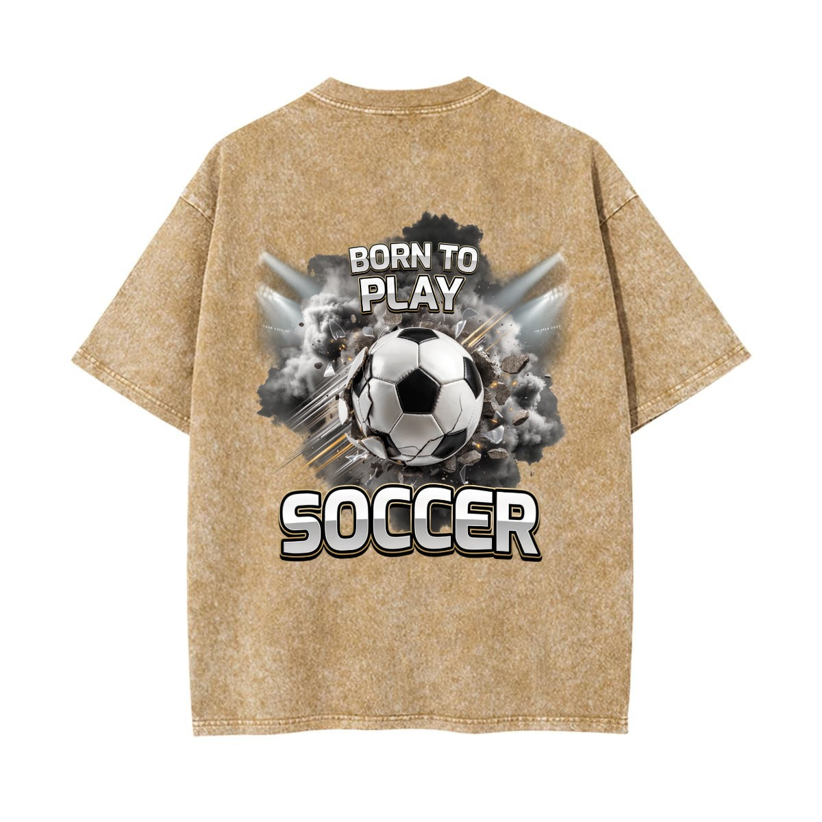 Born To Play Soccer Graphic T Shirt | Vintage football Apparel