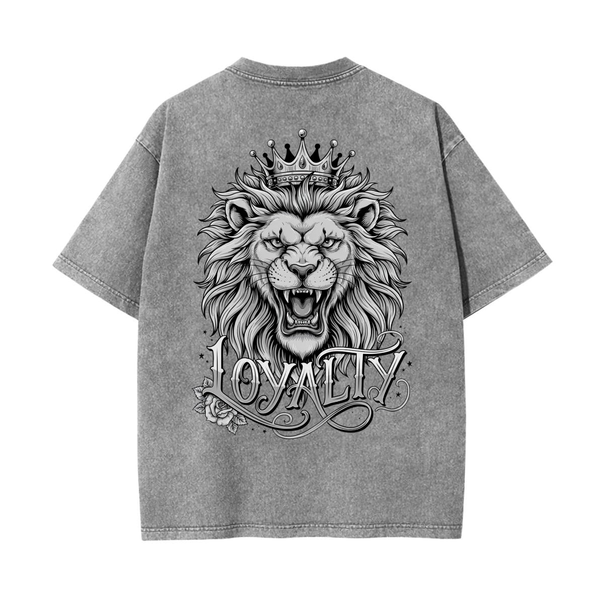 Loyalty Crowned Lion Tee | Urban Streetwear Graphic T-Shirt