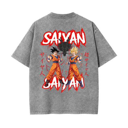 Saiyan Elite Graphic Anime T Shirt | Vintage Anime Tee