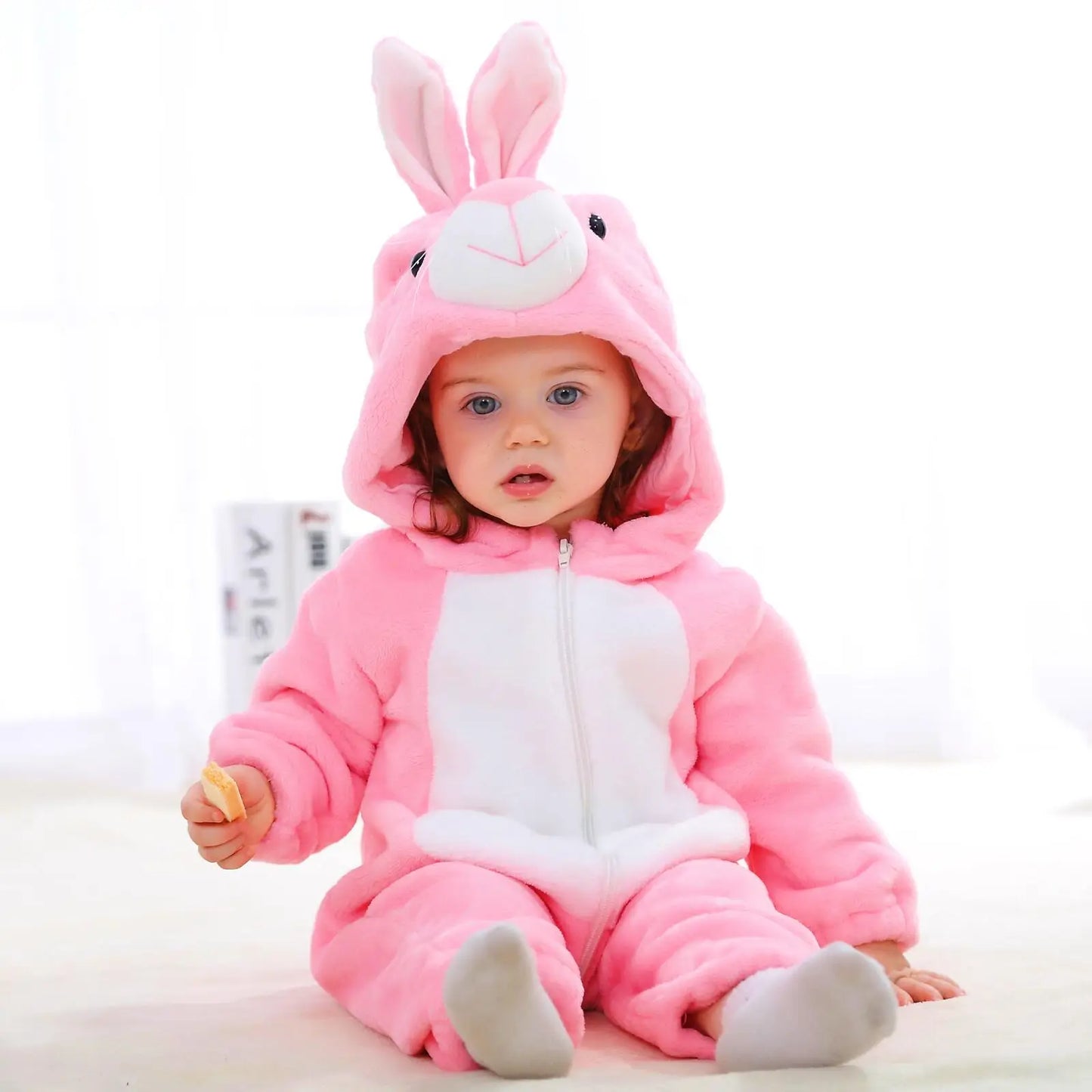 Baby Rompers  Hooded Blanket