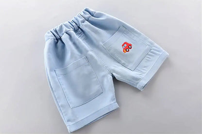 Polo Shirt Denim Shorts