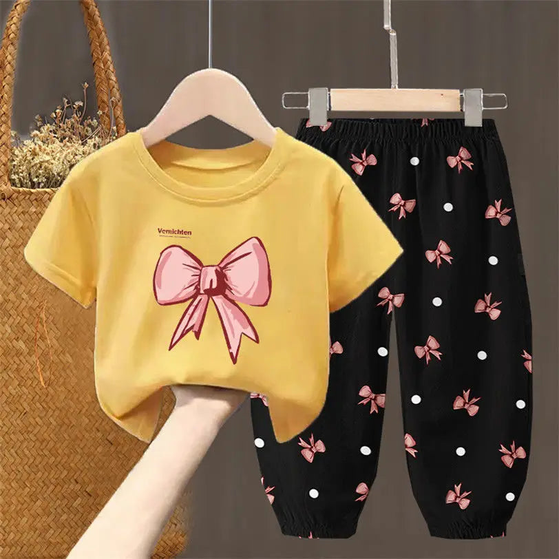 Cute Fashion T-shirt Top Pants