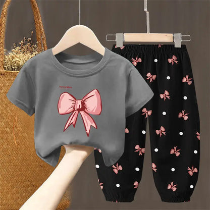 Cute Fashion T-shirt Top Pants
