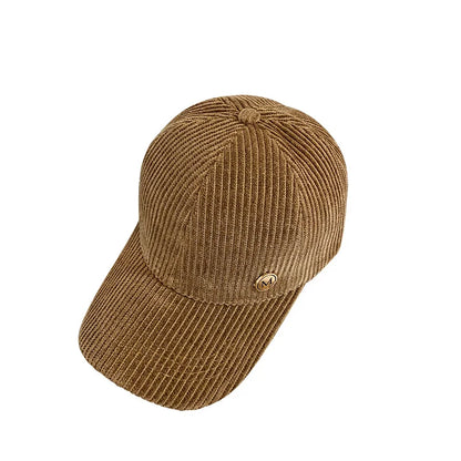 “Corduroy Baseball Cap – Unisex Autumn/Winter Snapback”
