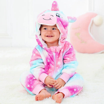 Baby Rompers  Hooded Blanket