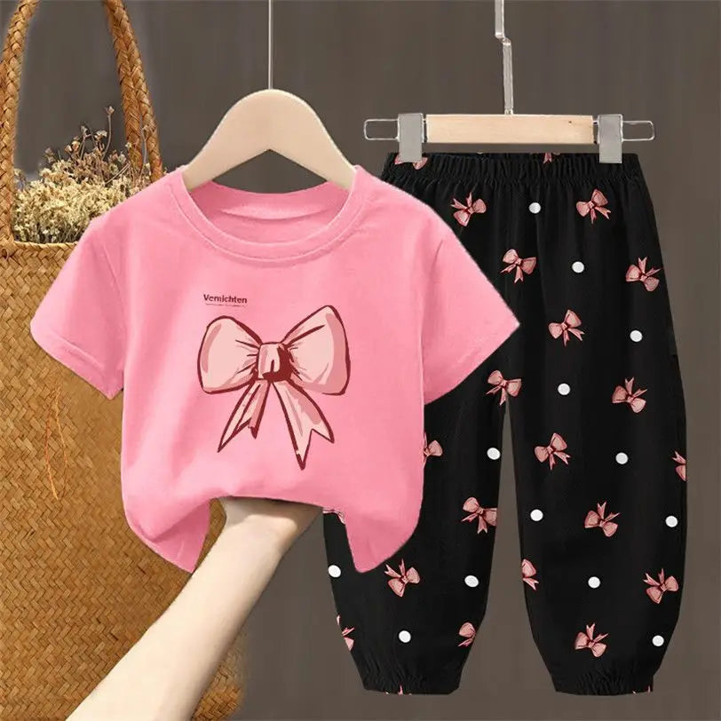 Cute Fashion T-shirt Top Pants