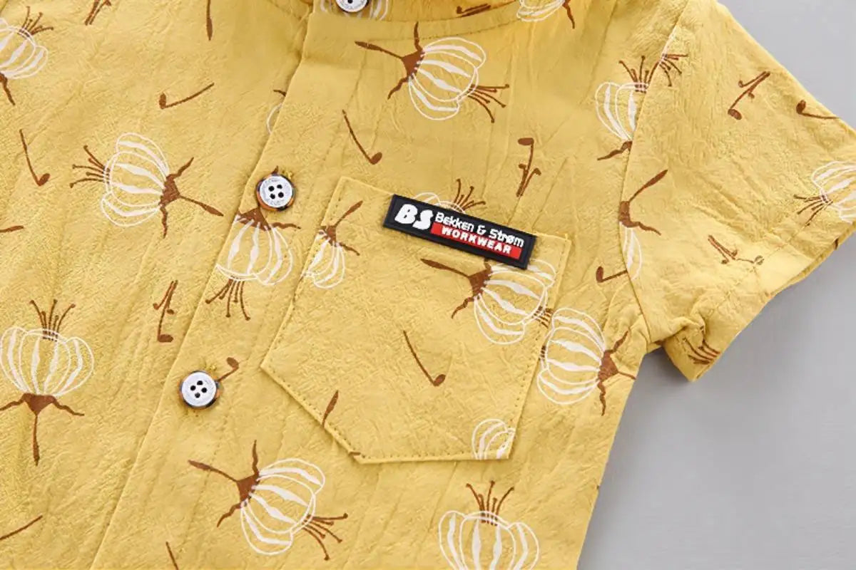 Fashion Kids Shirt and Shorts Set