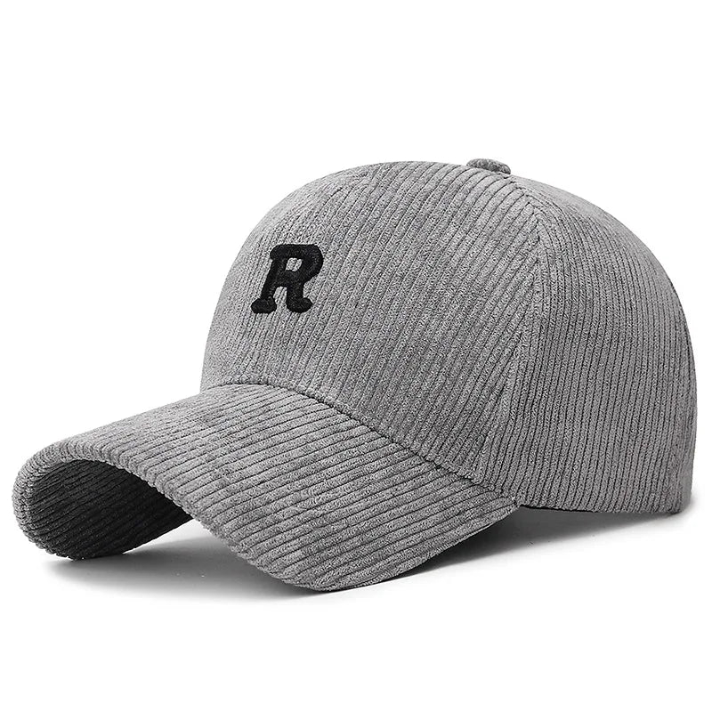 3D ‘R’ Corduroy Baseball Cap