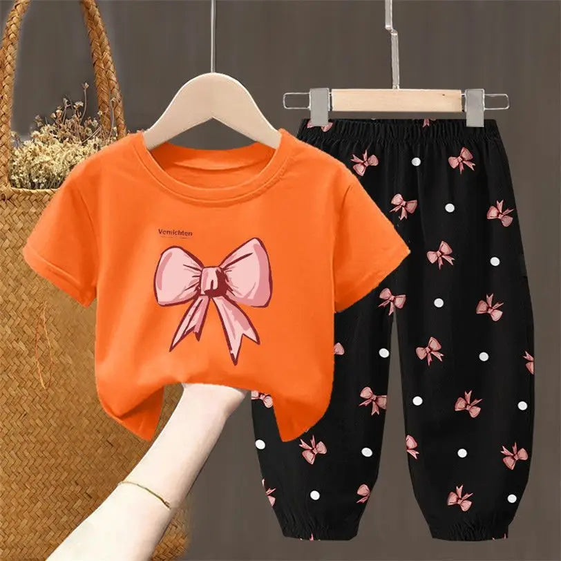 Cute Fashion T-shirt Top Pants