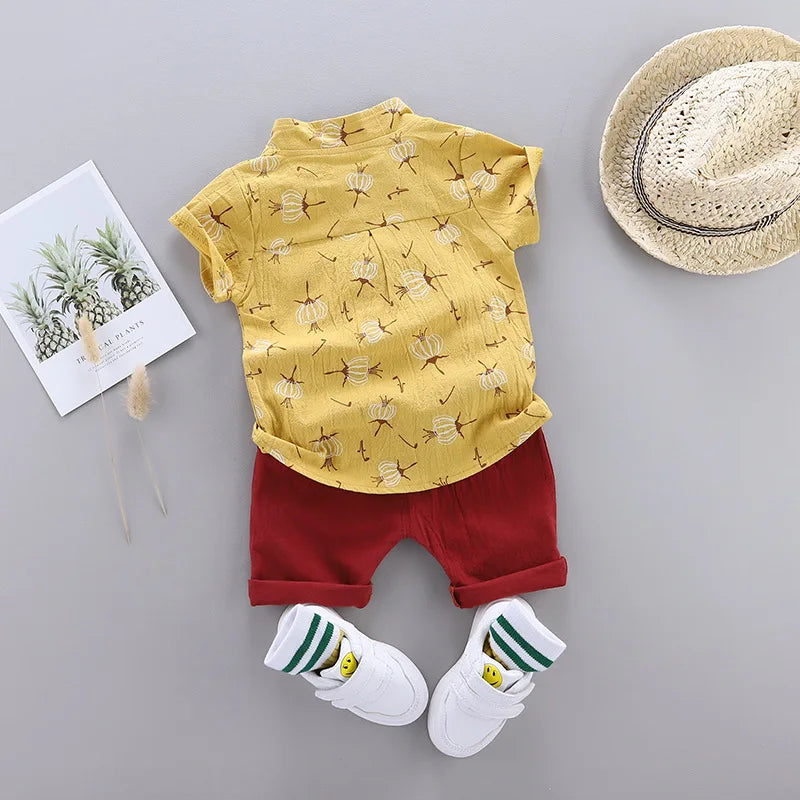 Fashion Kids Shirt and Shorts Set