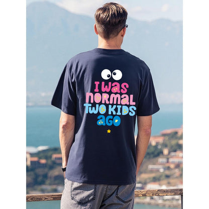 Men's T-Shirt Printed in USA|180GSM Front & Back DTF
