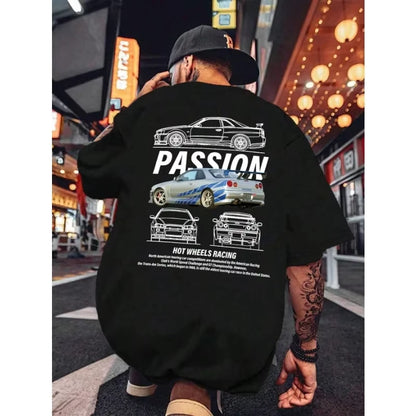 Retro Style Oversize Passion Tee Retro Style