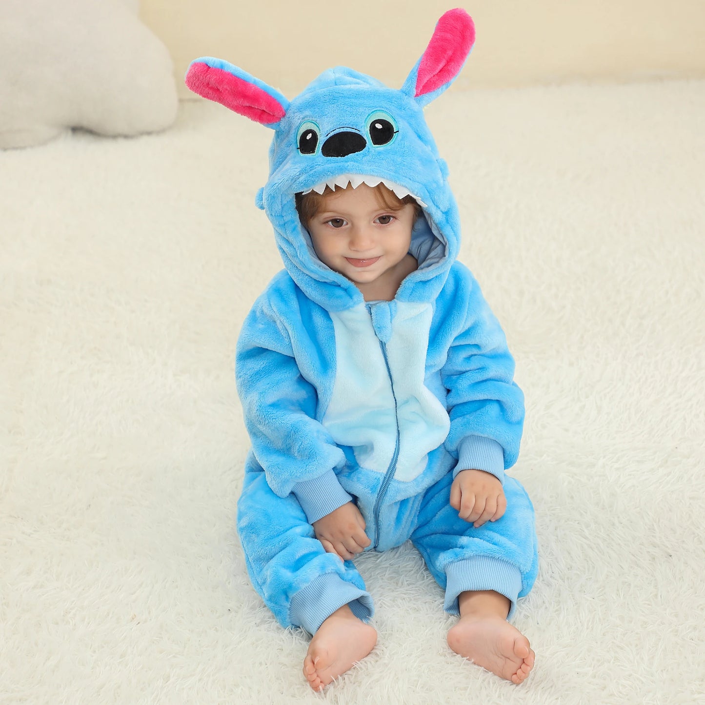 Baby Rompers  Hooded Blanket