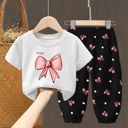 Cute Fashion T-shirt Top Pants