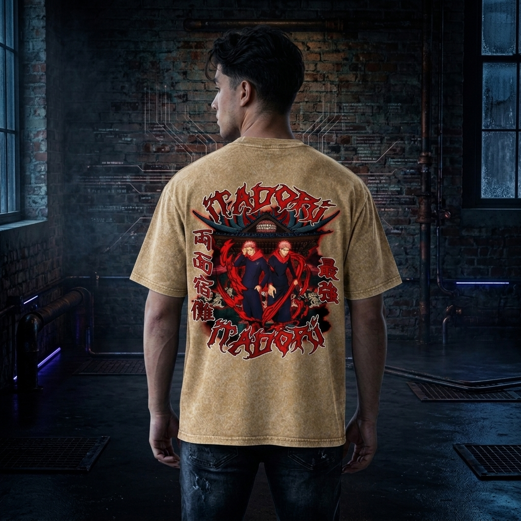 System Sync Cyber Ninja T Shirt | Vintage Anime Streetwear