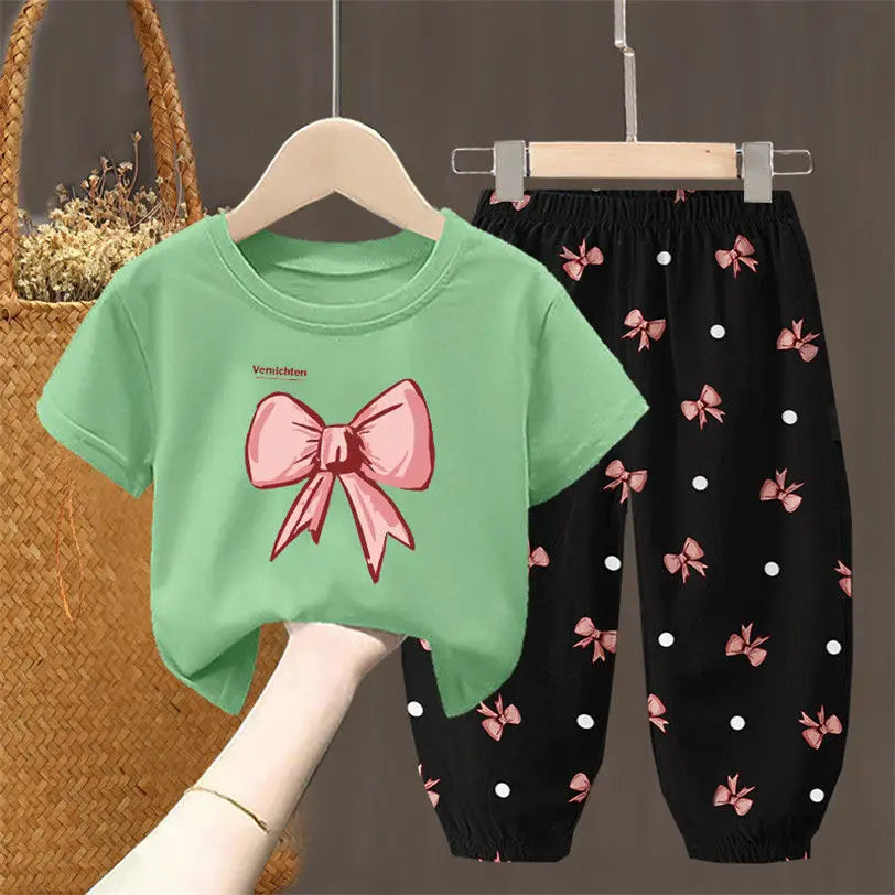 Cute Fashion T-shirt Top Pants