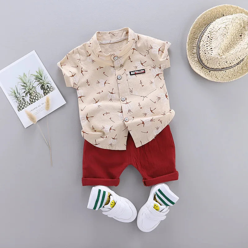 Fashion Kids Shirt and Shorts Set