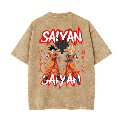 Saiyan Elite Graphic Anime T Shirt | Vintage Anime Tee