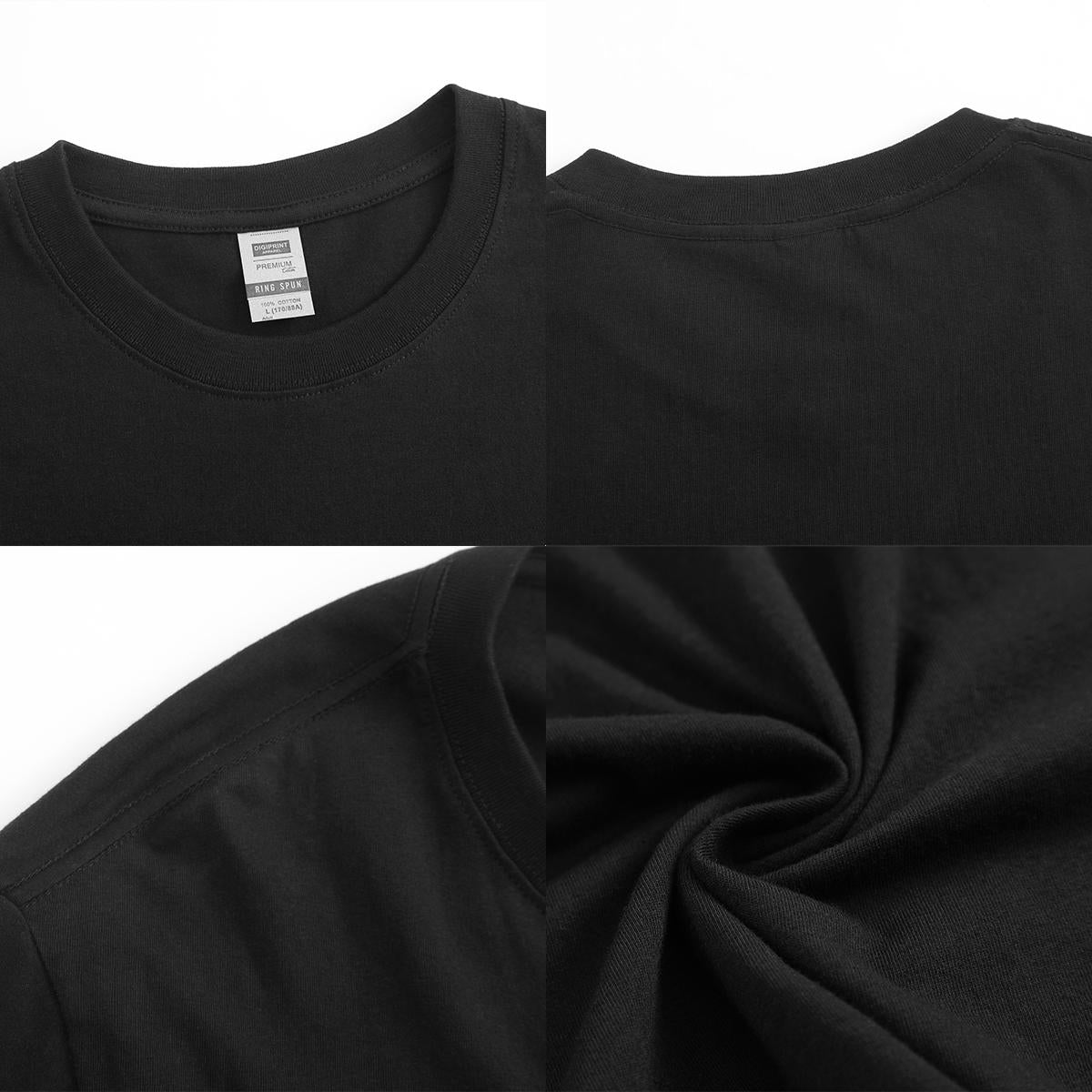 Men's T-Shirt Printed in USA|180GSM Front & Back DTF