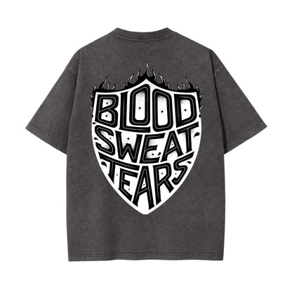 Blood Sweat Tears Graphic Tee | Hardcore Athletic Streetwear