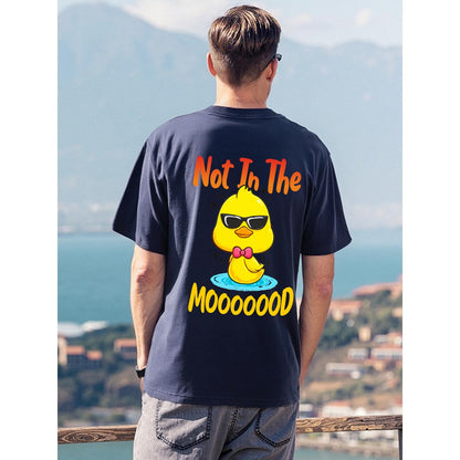 Men's T-Shirt Printed in USA|180GSM Front & Back DTF