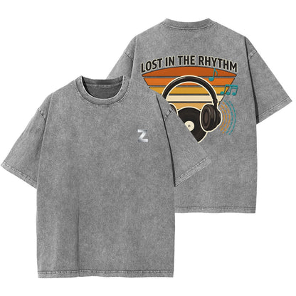 Lost In The Rhythm T Shirt | Retro Music Graphic Tee