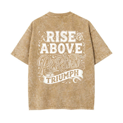 Rise Above Graphic Tee | Gym Streetwear T-Shirt