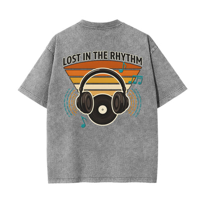Lost In The Rhythm T Shirt | Retro Music Graphic Tee