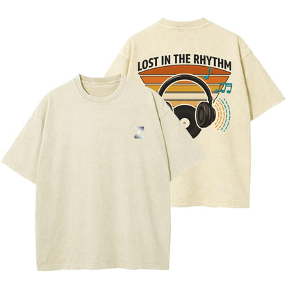 Lost In The Rhythm T Shirt | Retro Music Graphic Tee
