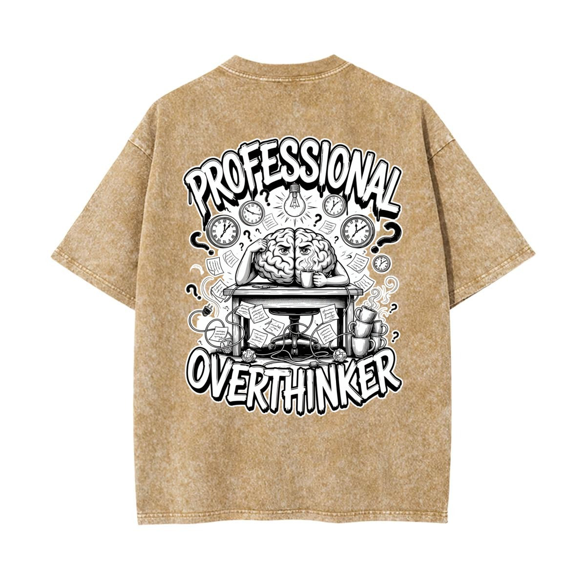 Professional Overthinker Graphic T Shirt | Funny Introvert Tee