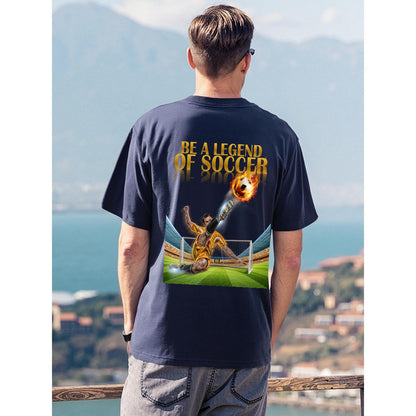 Be A Legend Of Soccer T Shirt | Soccer Player Graphic Tee