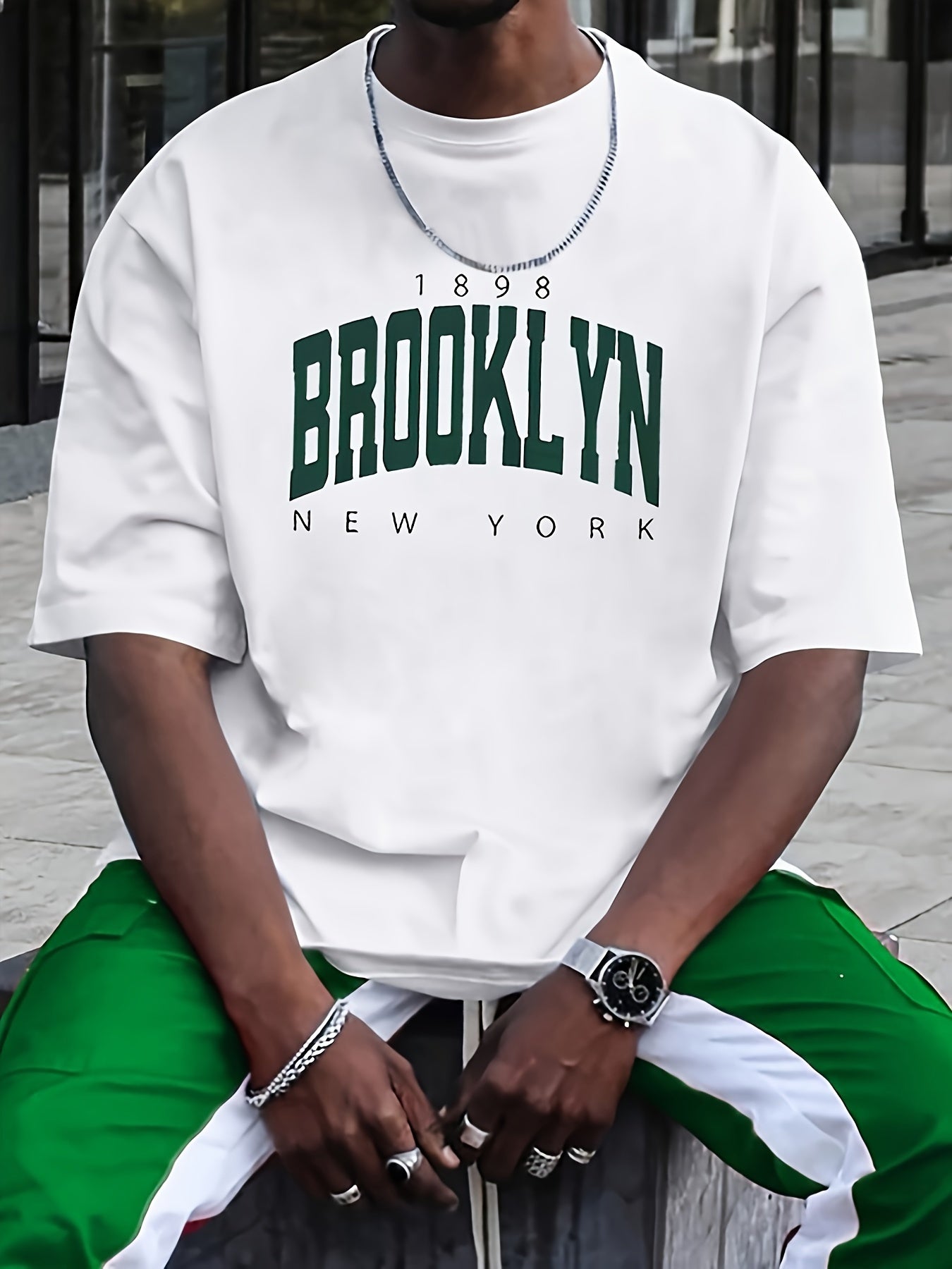 Brooklyn 1898 Men's Oversized Tee