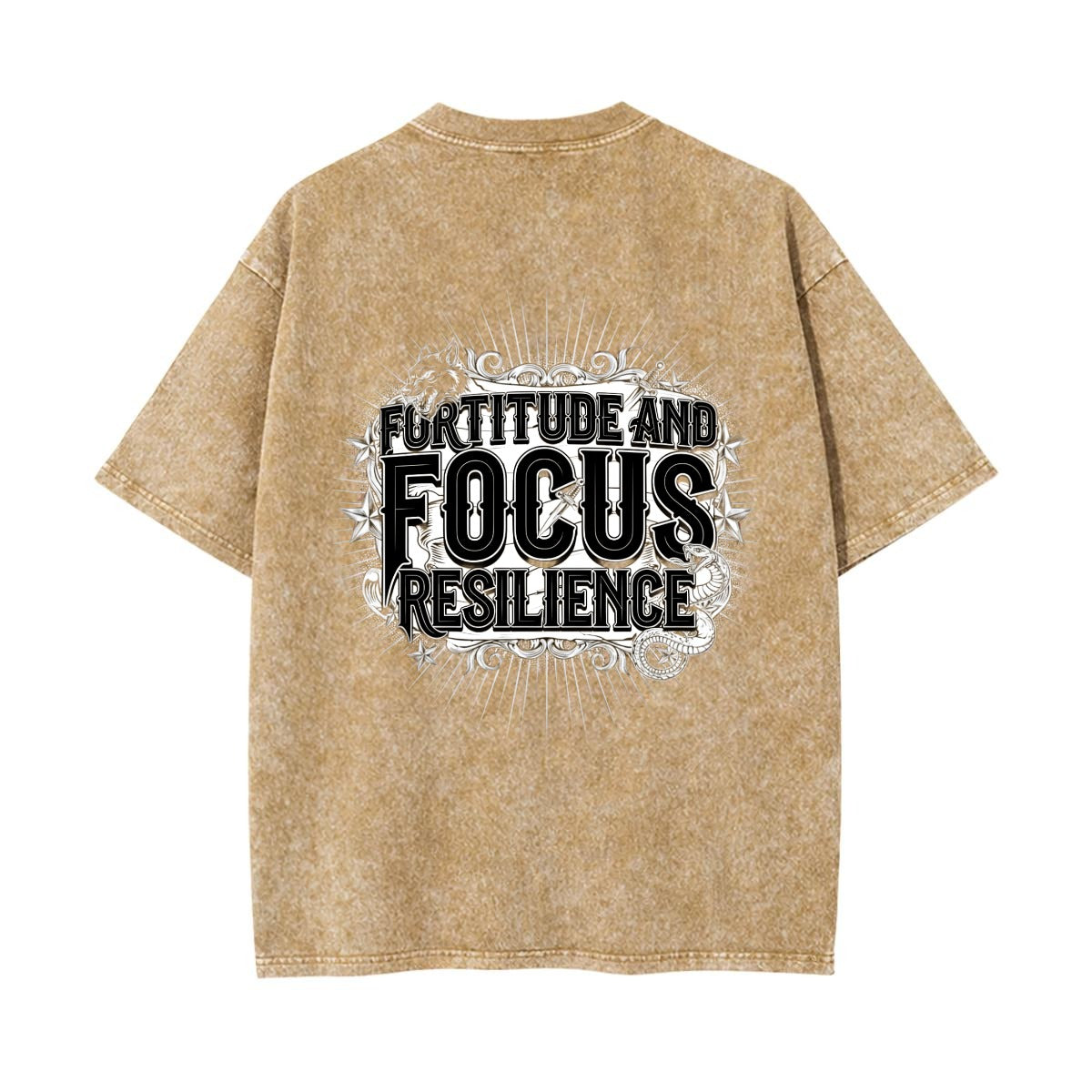 Fortitude and Focus Graphic Tee | Resilience Streetwear T Shirt