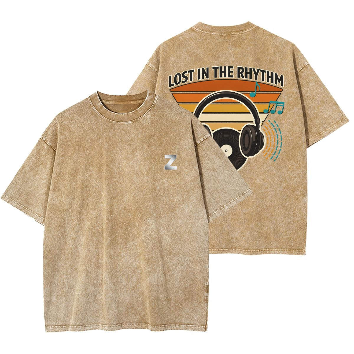 Lost In The Rhythm T Shirt | Retro Music Graphic Tee